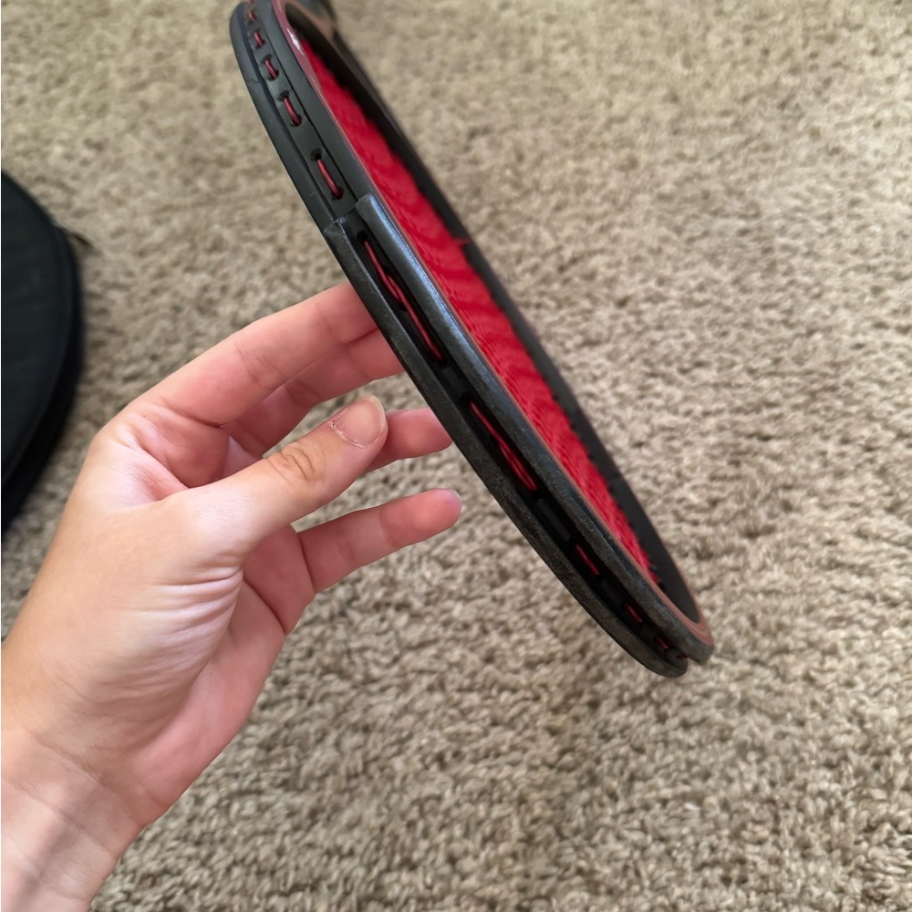 Vintage Wilson Jack Kramer Staff PWS Braided Graphite TENNIS RACQUET 4 1/2" L4 - Picture 7 of 10